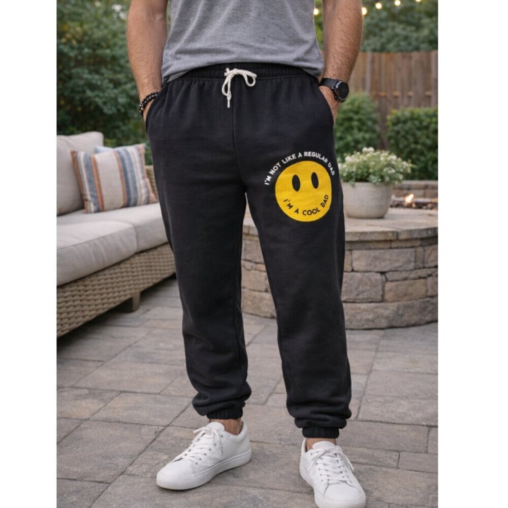 SlyFox Threads I'm Not A Regular Dad Cool Dad Sweatpants Mens MED NWT Sold Out